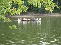 Canoe races between the various voyager teams.